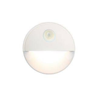 Stick-on magnet LED natlampe med bevægelsessensor - Varmt hvidt lys